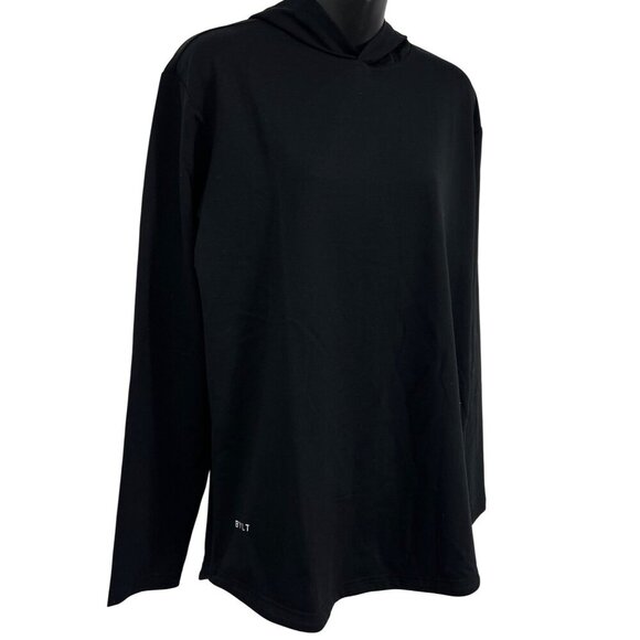 BYLT Premium Mens Active Hoodie Size Medium M Long Sleeve Black Athletic EUC - Picture 2 of 6